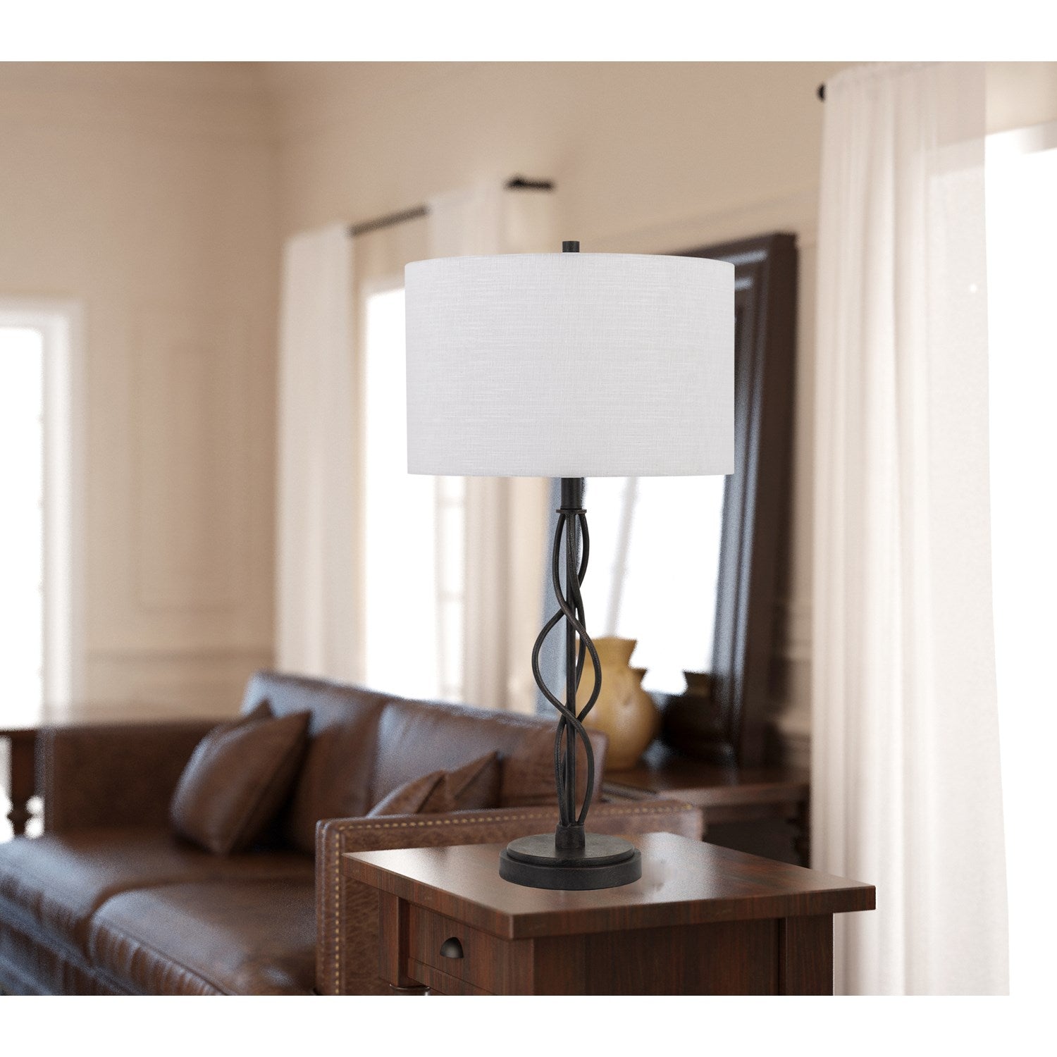 150W 3 Way Metal Table Lamp by CAL Lighting