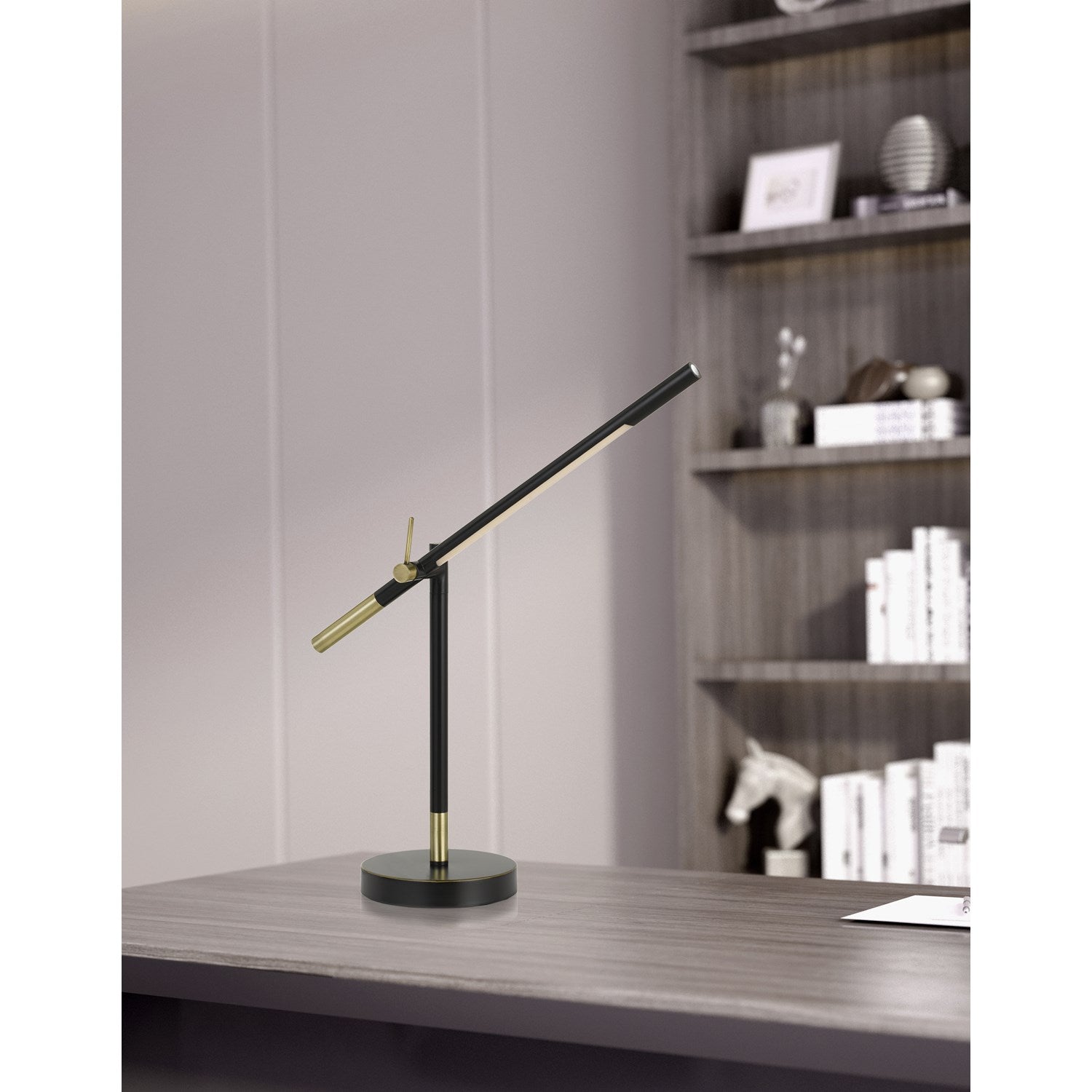 Metal Led 10W 780 Lumen 3K Adjustable Desk Lamp by CAL Lighting