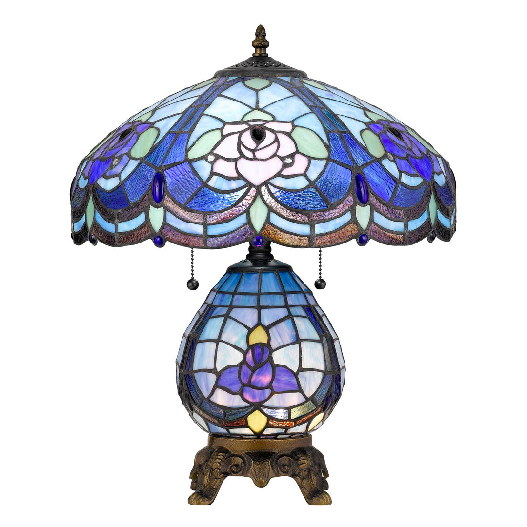 60W X 2  Table Lamp With 7W Night Light by CAL Lighting