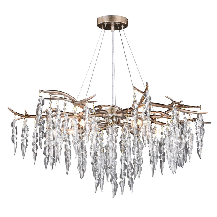 5 Light Chandelier Silver Mist by Vaxcel International
