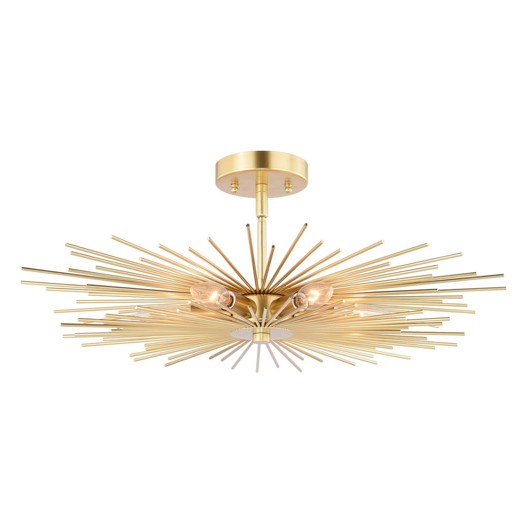 24-in Semi Flush Ceiling Light Gold by Vaxcel International