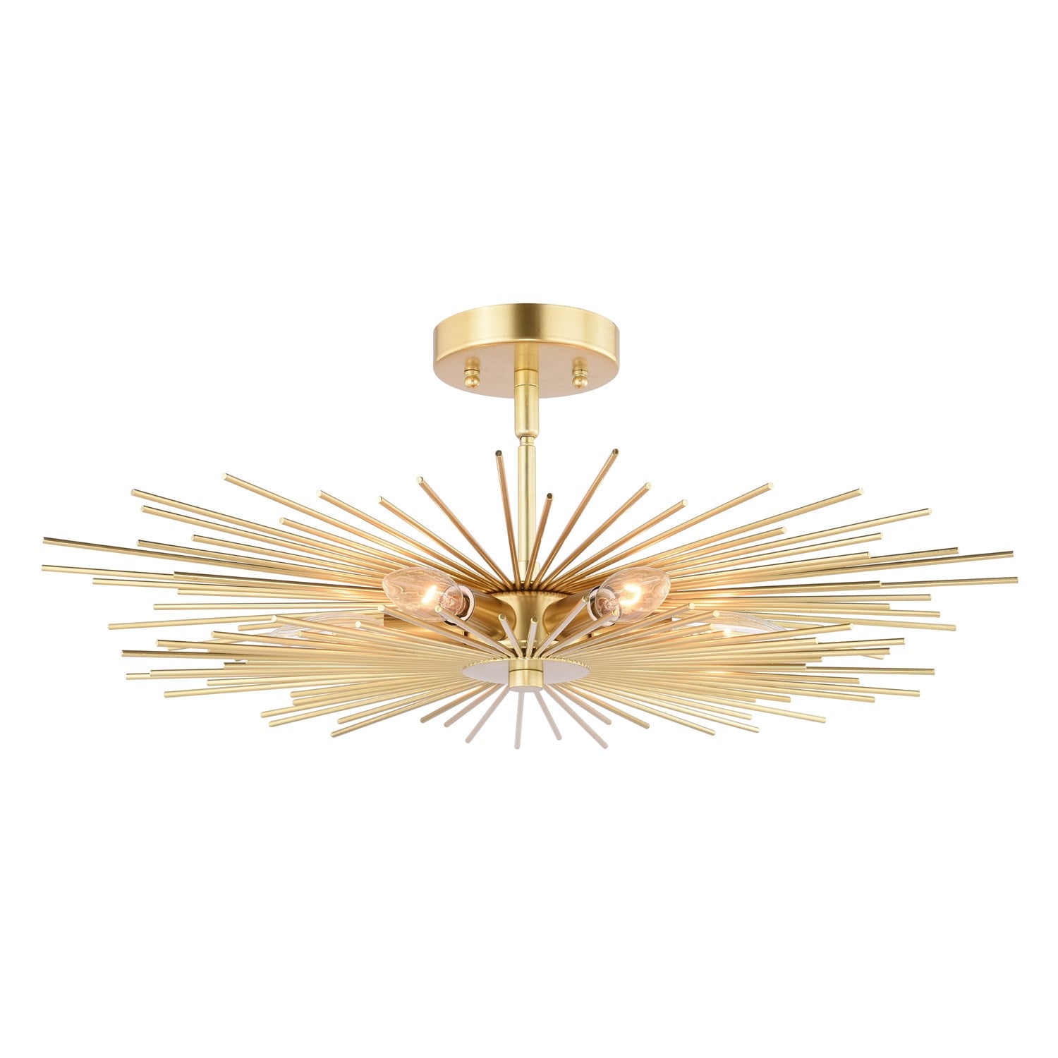 24-in Semi Flush Ceiling Light Gold by Vaxcel International
