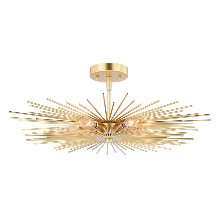 24-in Semi Flush Ceiling Light Gold by Vaxcel International