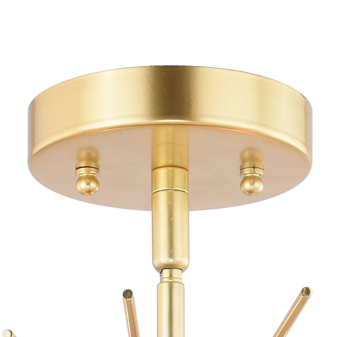 24-in Semi Flush Ceiling Light Gold