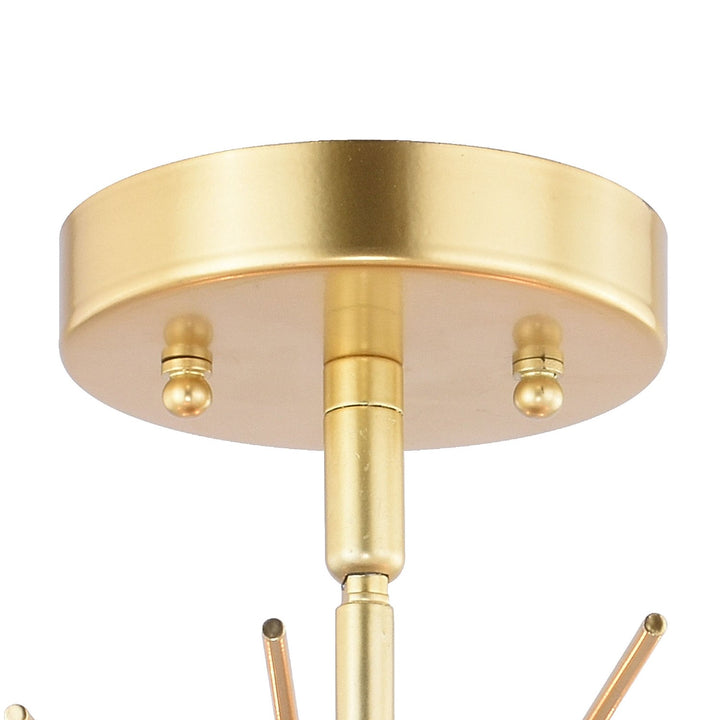 24-in Semi Flush Ceiling Light Gold