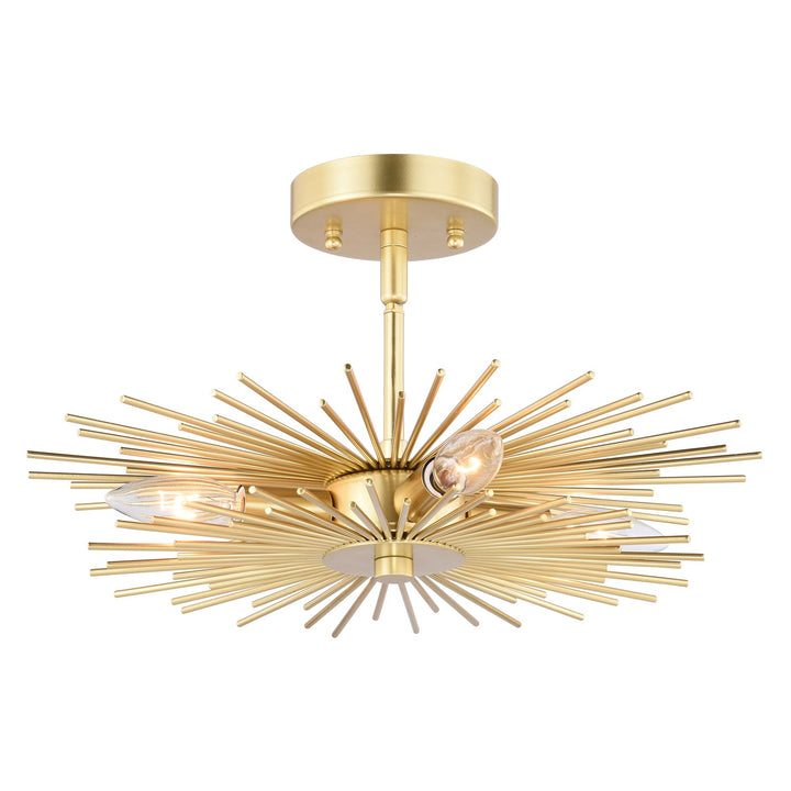 16-in Semi Flush Ceiling Light Gold by Vaxcel International