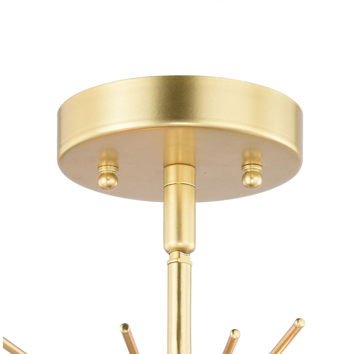 16-in Semi Flush Ceiling Light Gold