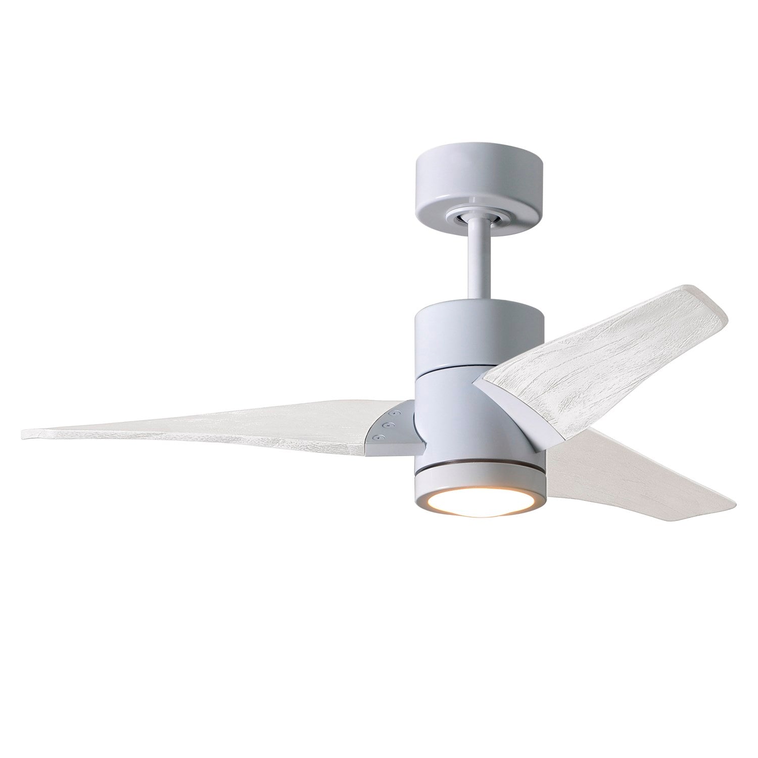 42in Ceiling Fan In White And Matte White Blades by Matthews Fan Company