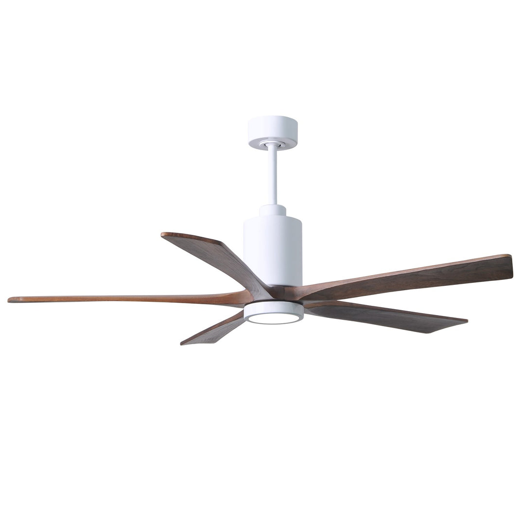 Three Bladed Paddle Fan Intextured Bronze.  Led Light Kit. by Matthews Fan Company