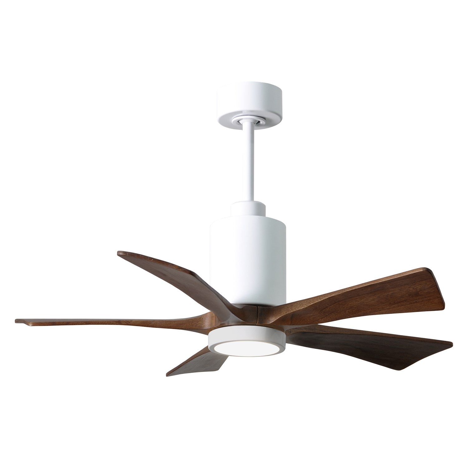 Three Bladed Paddle Fan Intextured Bronze.  Led Light Kit. by Matthews Fan Company