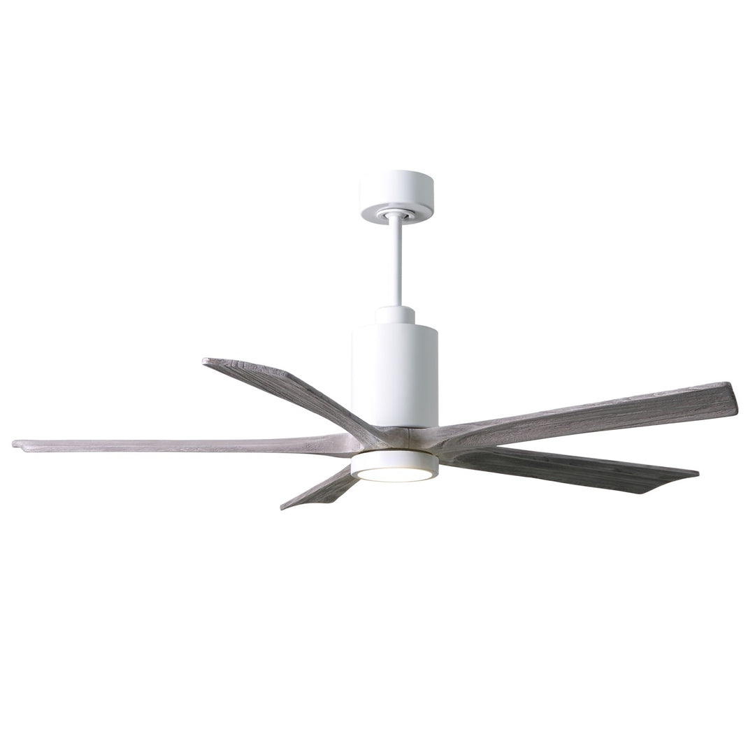 Three Bladed Paddle Fan Intextured Bronze.  Led Light Kit. by Matthews Fan Company