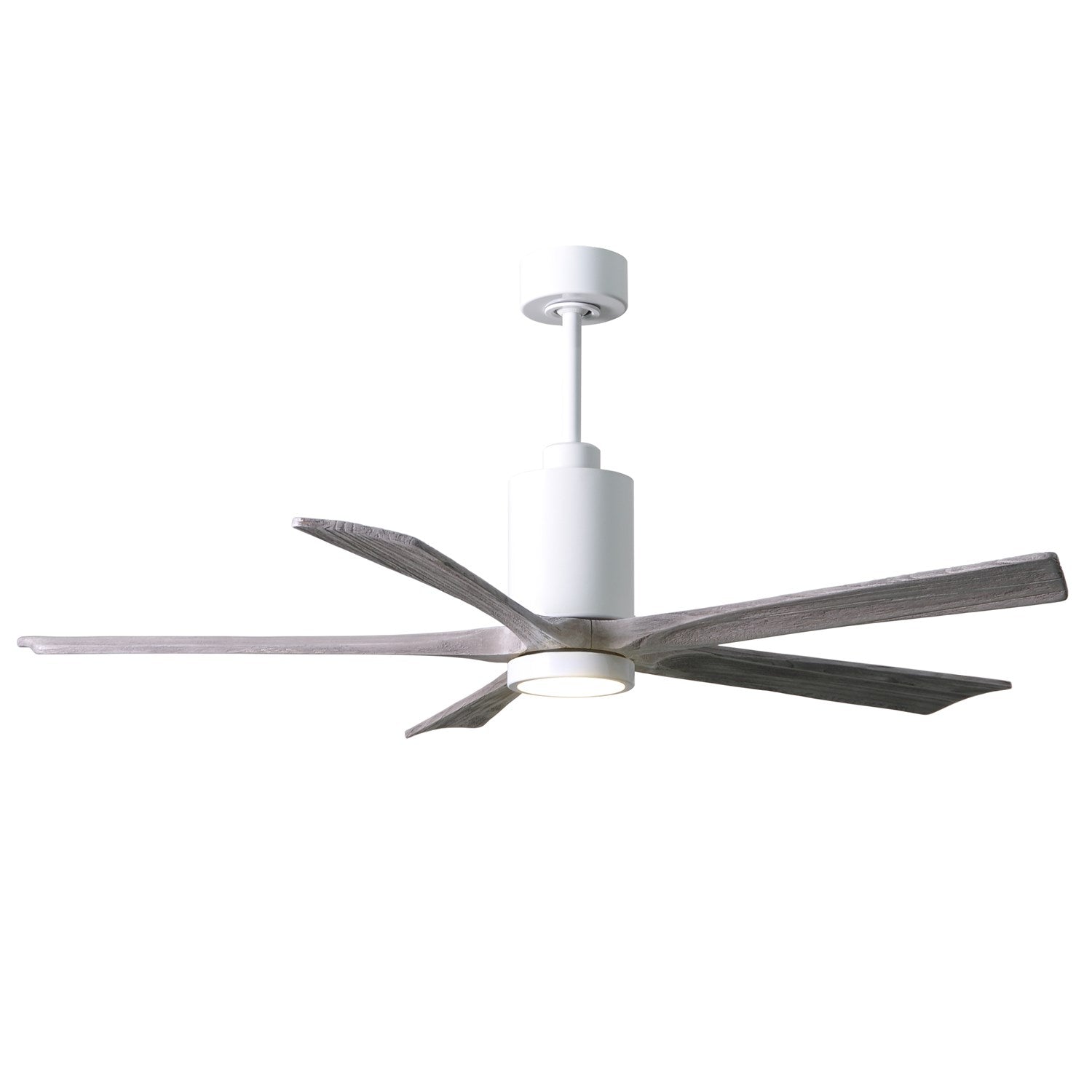 Three Bladed Paddle Fan Intextured Bronze.  Led Light Kit. by Matthews Fan Company