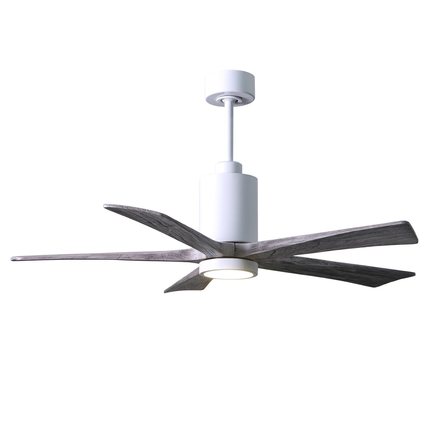 Three Bladed Paddle Fan Intextured Bronze.  Led Light Kit. by Matthews Fan Company