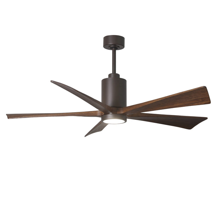 Three Bladed Paddle Fan Intextured Bronze.  Led Light Kit. by Matthews Fan Company