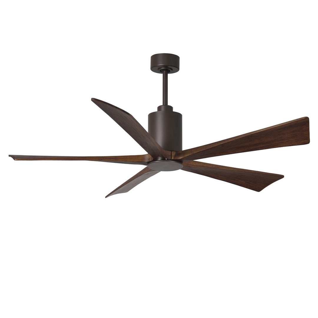 Three Bladed Paddle Fan Intextured Bronze.  Led Light Kit.