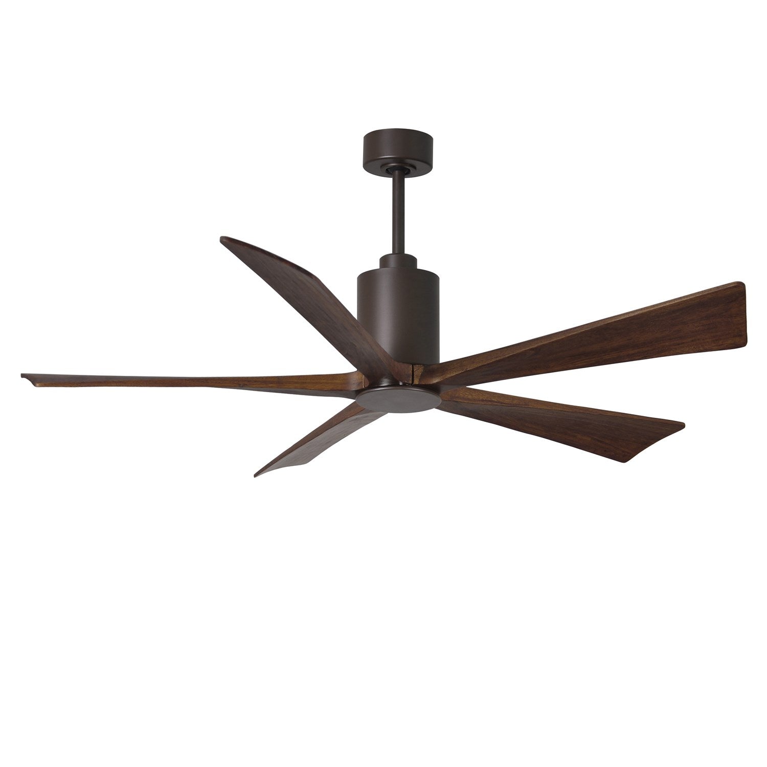 Three Bladed Paddle Fan Intextured Bronze.  Led Light Kit.