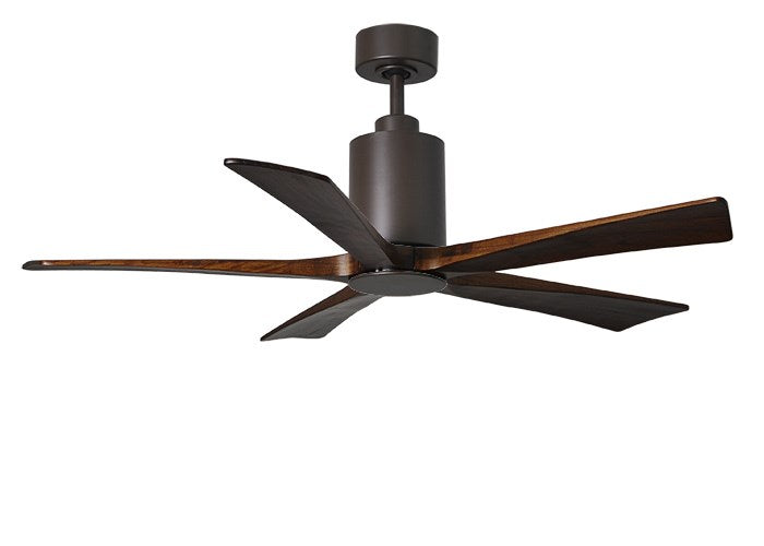 Three Bladed Paddle Fan Intextured Bronze.  Led Light Kit.