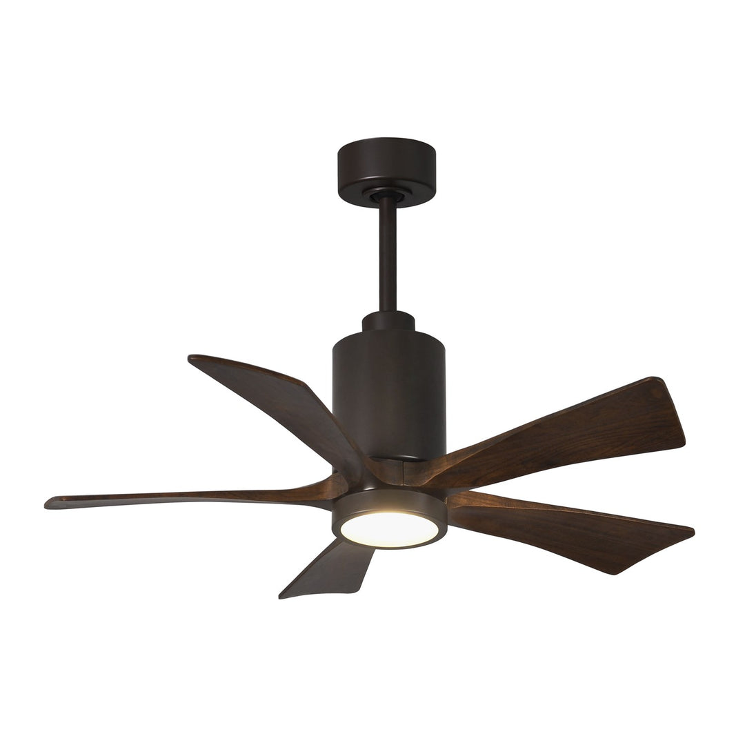 Three Bladed Paddle Fan Intextured Bronze.  Led Light Kit. by Matthews Fan Company