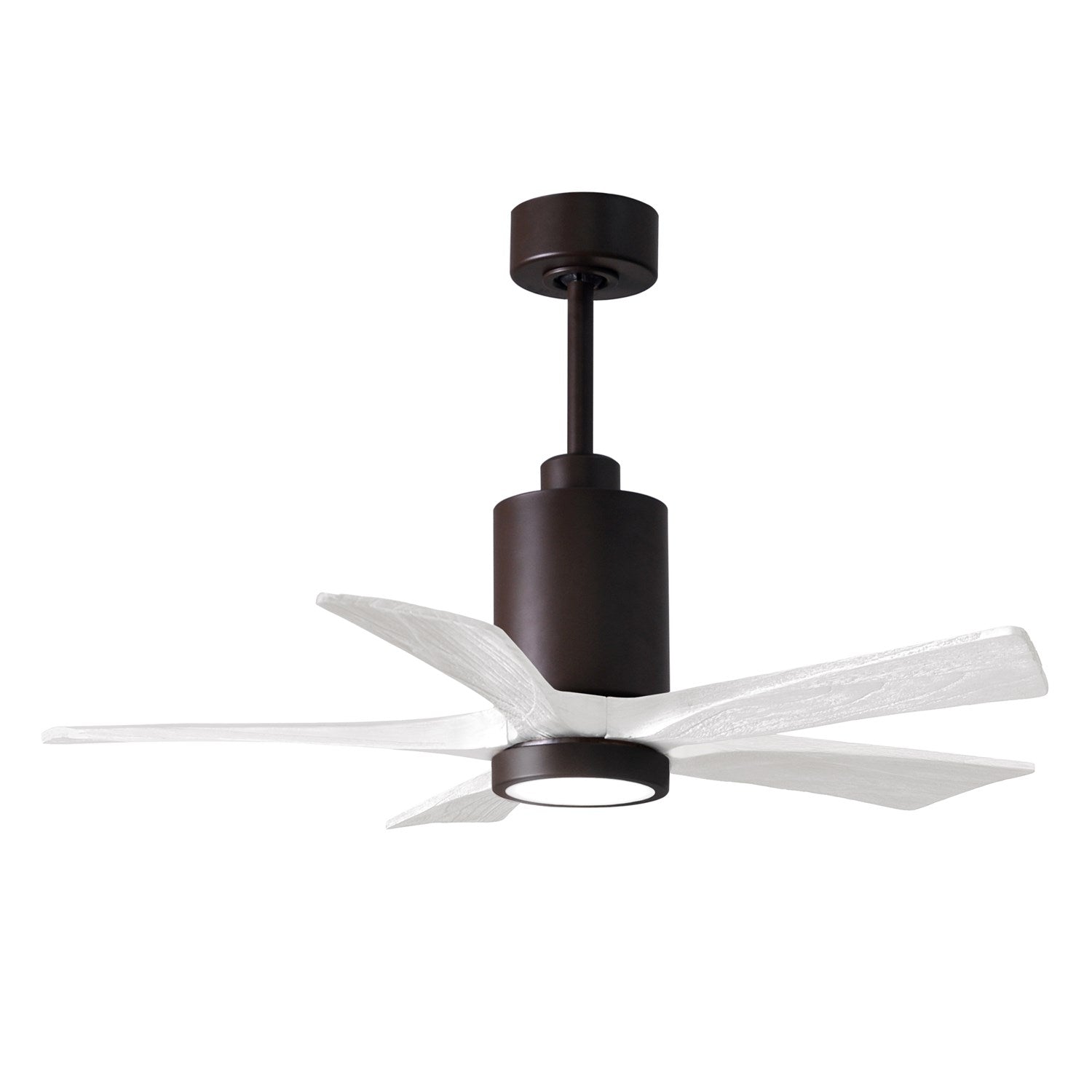 42in Ceiling Fan In Textured Bronze And Matte White Blades by Matthews Fan Company