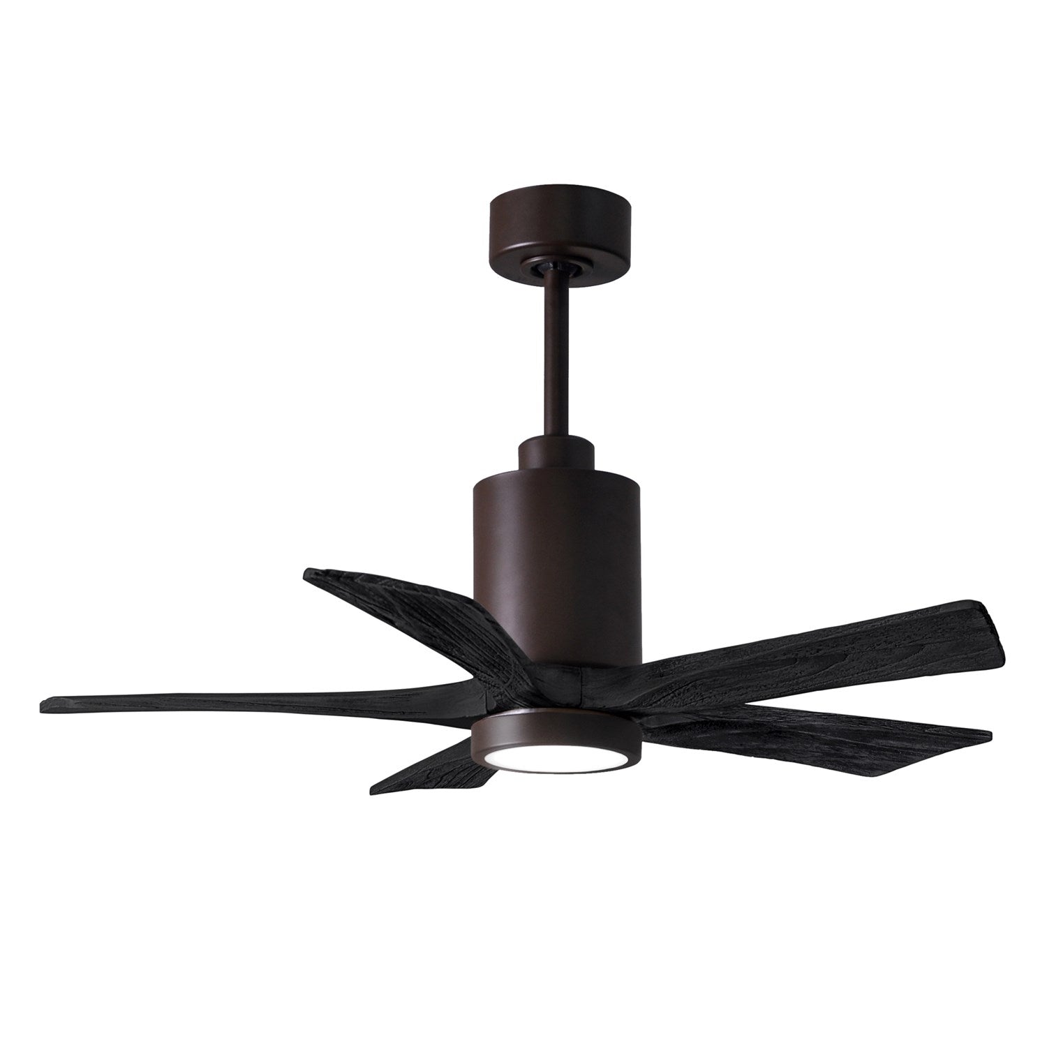 42in Ceiling Fan In Textured Bronze And Matte Black Blades by Matthews Fan Company