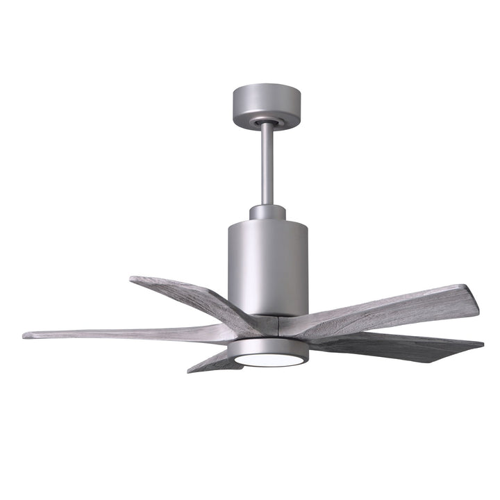 Three Bladed Paddle Fan In Brushed Nickel.  Led Light Kit. by Matthews Fan Company