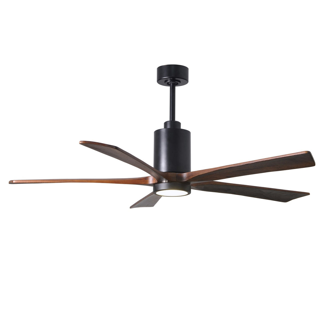 Three Bladed Paddle Fan Intextured Bronze.  Led Light Kit. by Matthews Fan Company