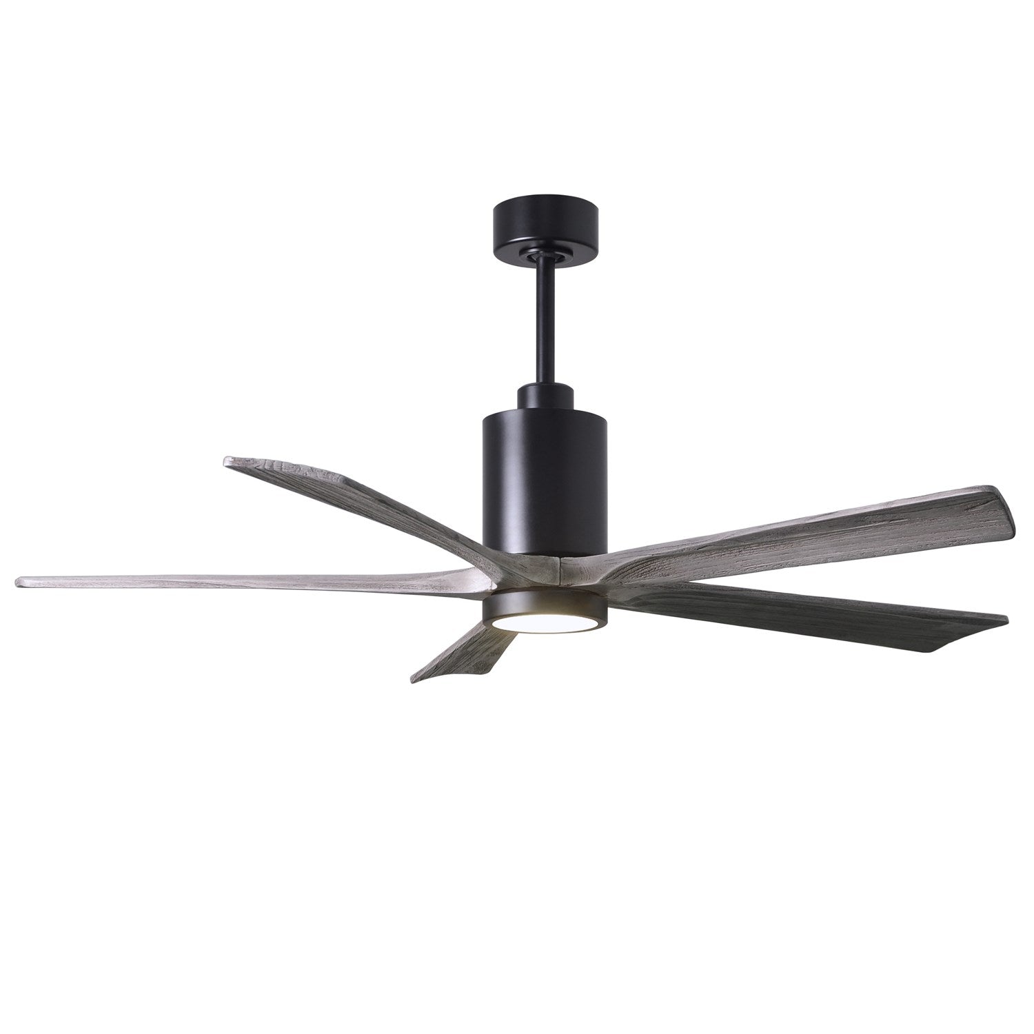Three Bladed Paddle Fan Intextured Bronze.  Led Light Kit. by Matthews Fan Company