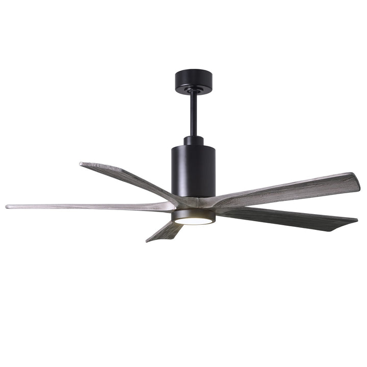 Three Bladed Paddle Fan Intextured Bronze.  Led Light Kit. by Matthews Fan Company