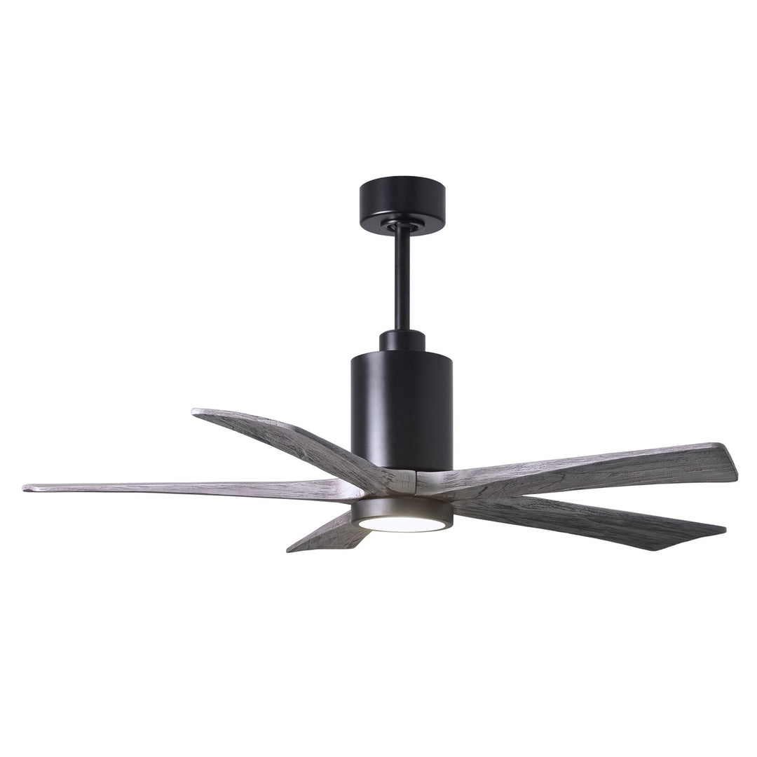 Three Bladed Paddle Fan Intextured Bronze.  Led Light Kit. by Matthews Fan Company