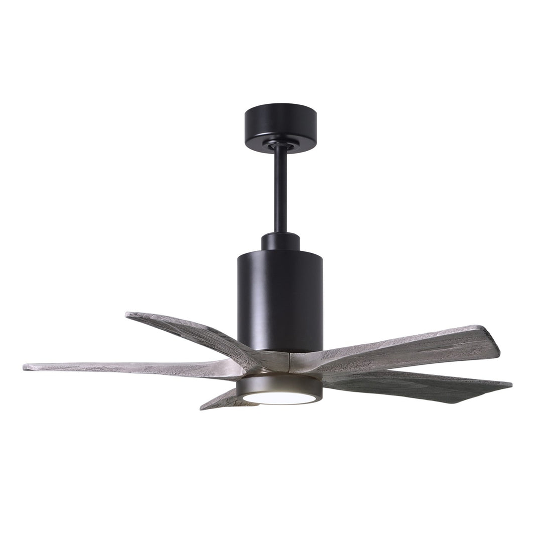 Three Bladed Paddle Fan Intextured Bronze.  Led Light Kit. by Matthews Fan Company
