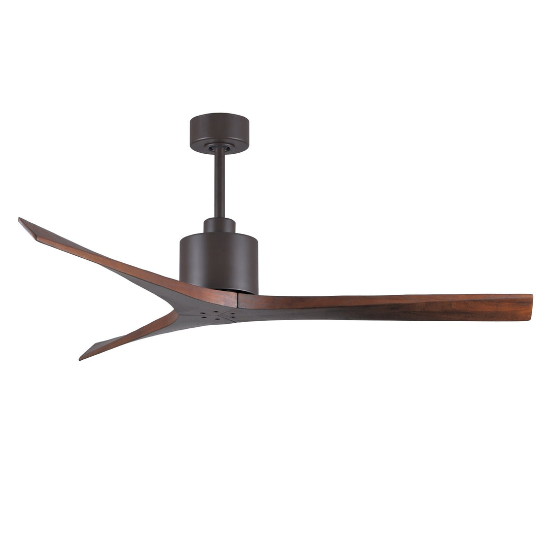 60in - Textured Bronze - Walnut Blades by Matthews Fan Company