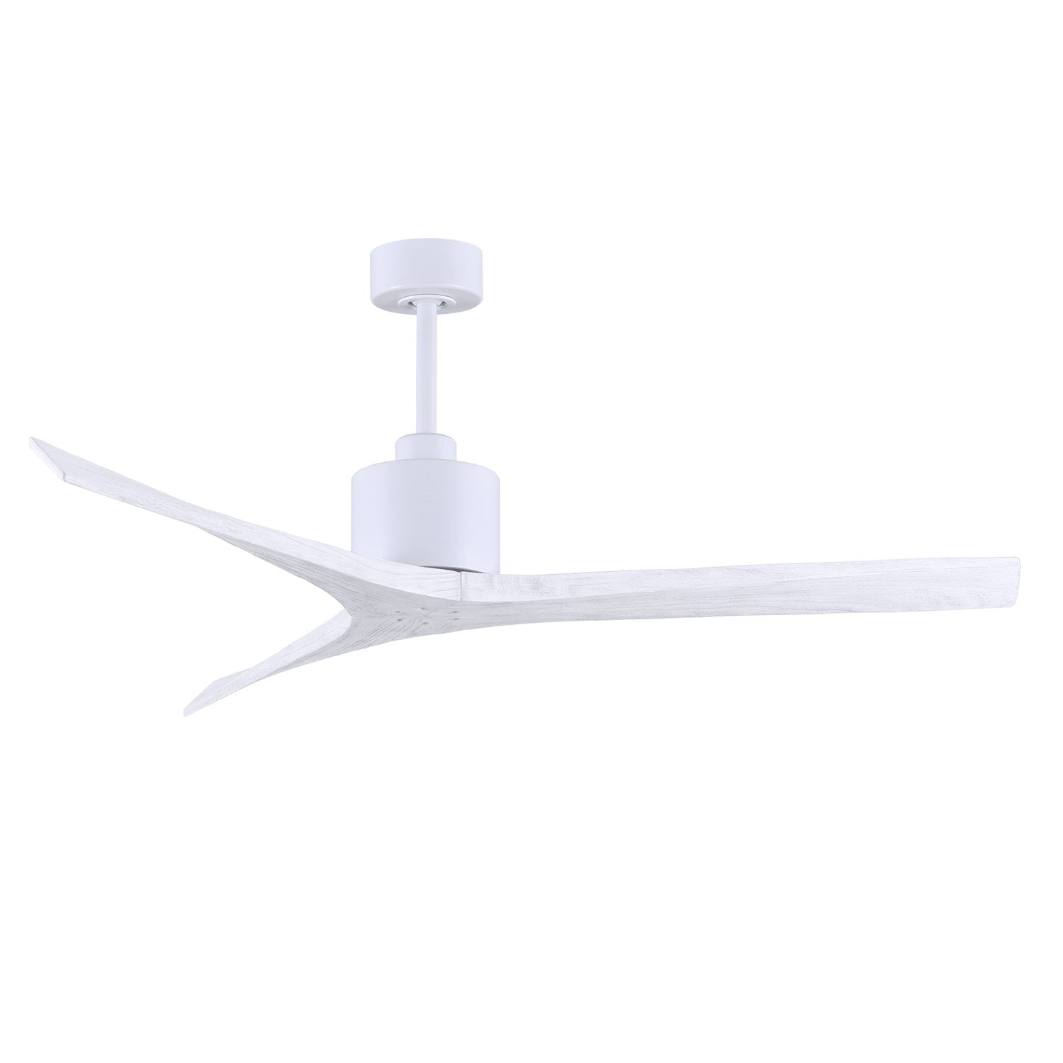 60in Ceiling Fan In Matte White And Matte White Blades by Matthews Fan Company
