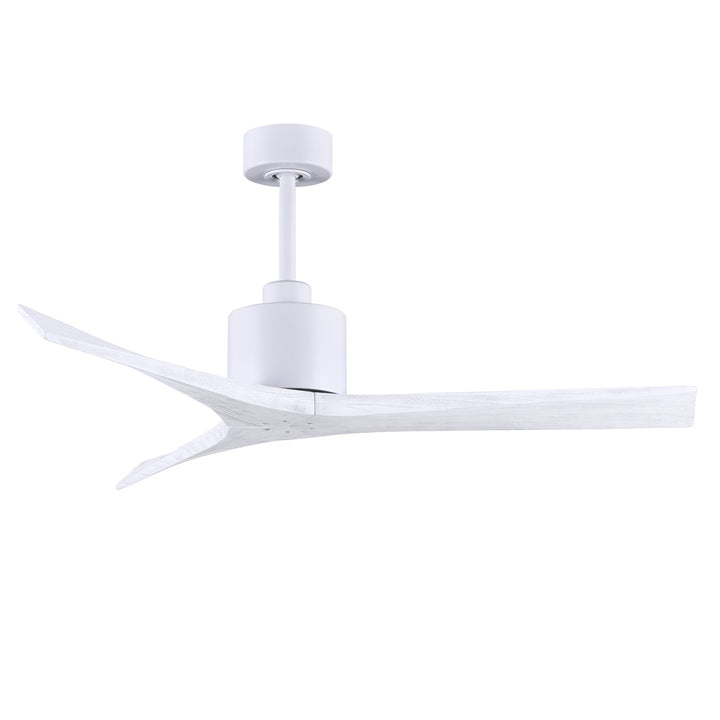 52in Ceiling Fan In Matte White And Matte White Blades by Matthews Fan Company