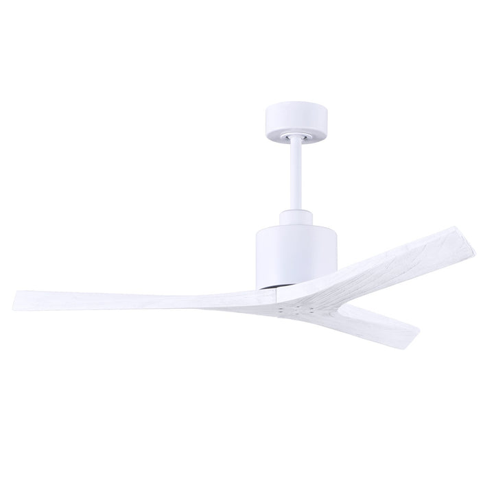 52in Ceiling Fan In Matte White And Matte White Blades