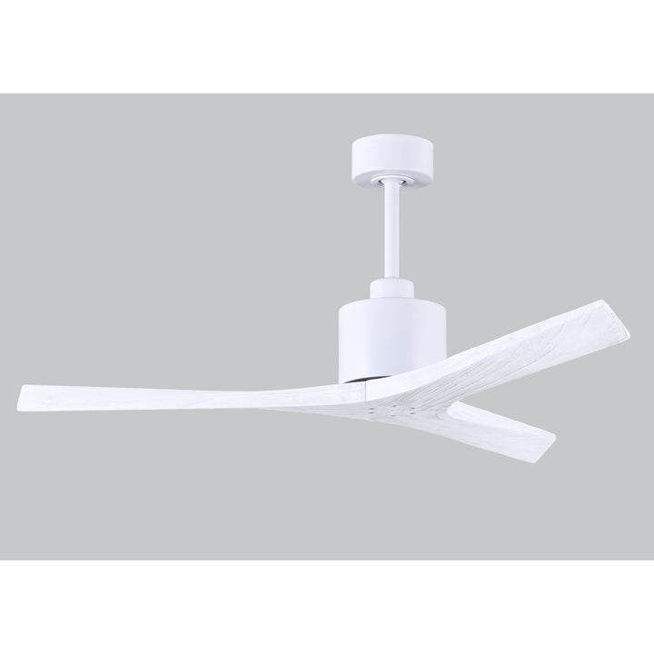 52in Ceiling Fan In Matte White And Matte White Blades