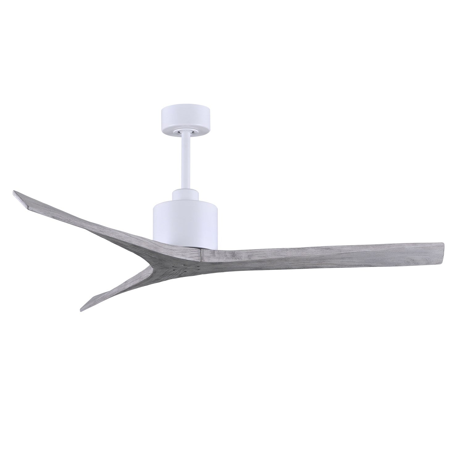 60in - Matte White - Barnwood Tone Blades by Matthews Fan Company