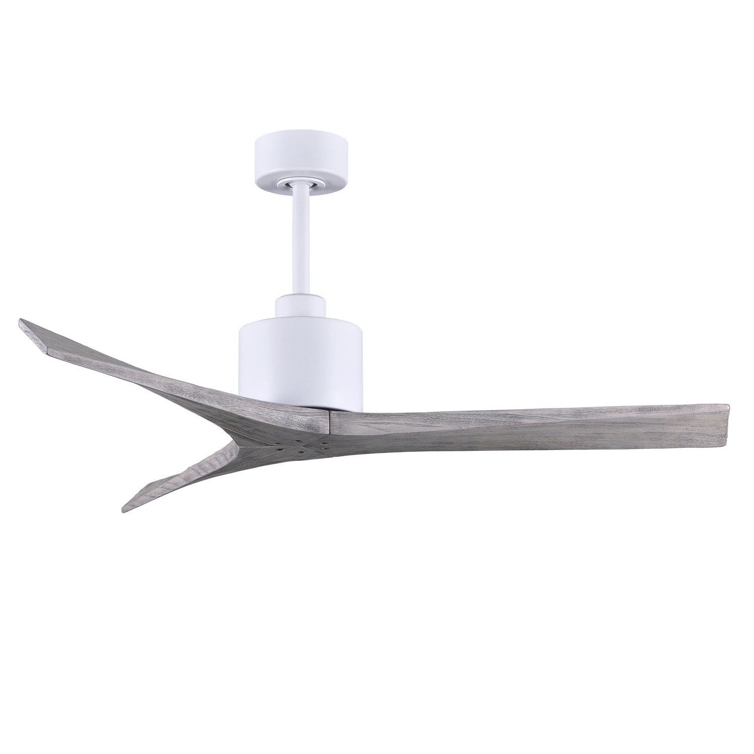 52in - Matte White - Barnwood Tone Blades by Matthews Fan Company