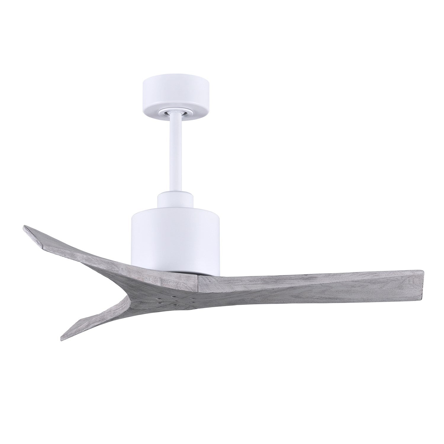 42in - Matte White - Barnwood Tone Blades by Matthews Fan Company