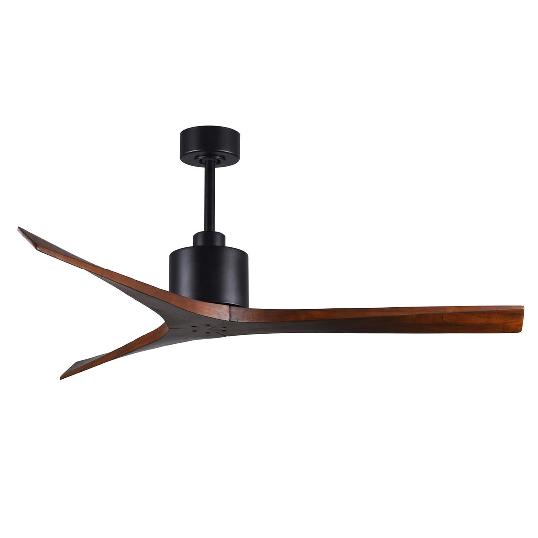 60in - Matte Black - Walnut Blades by Matthews Fan Company