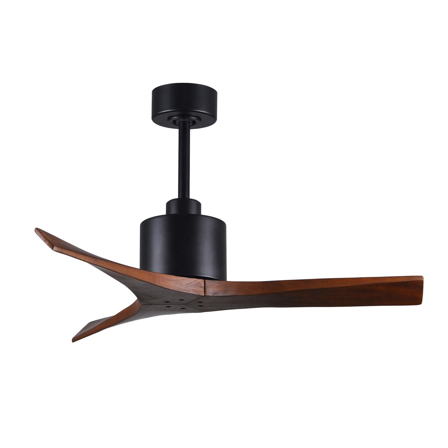 42in - Matte Black - Walnut Blades by Matthews Fan Company