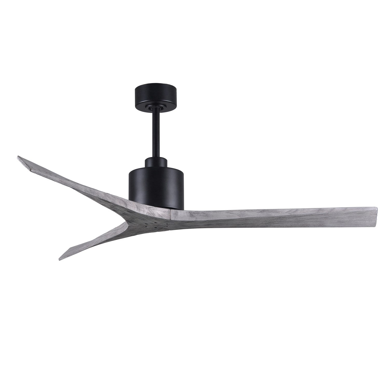 60in - Matte Black - Barnwood Tone Blades by Matthews Fan Company