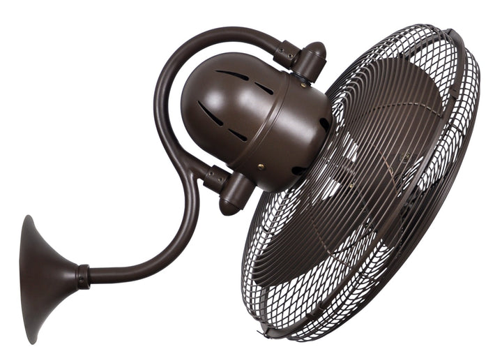 extured Bronze Wall Fan