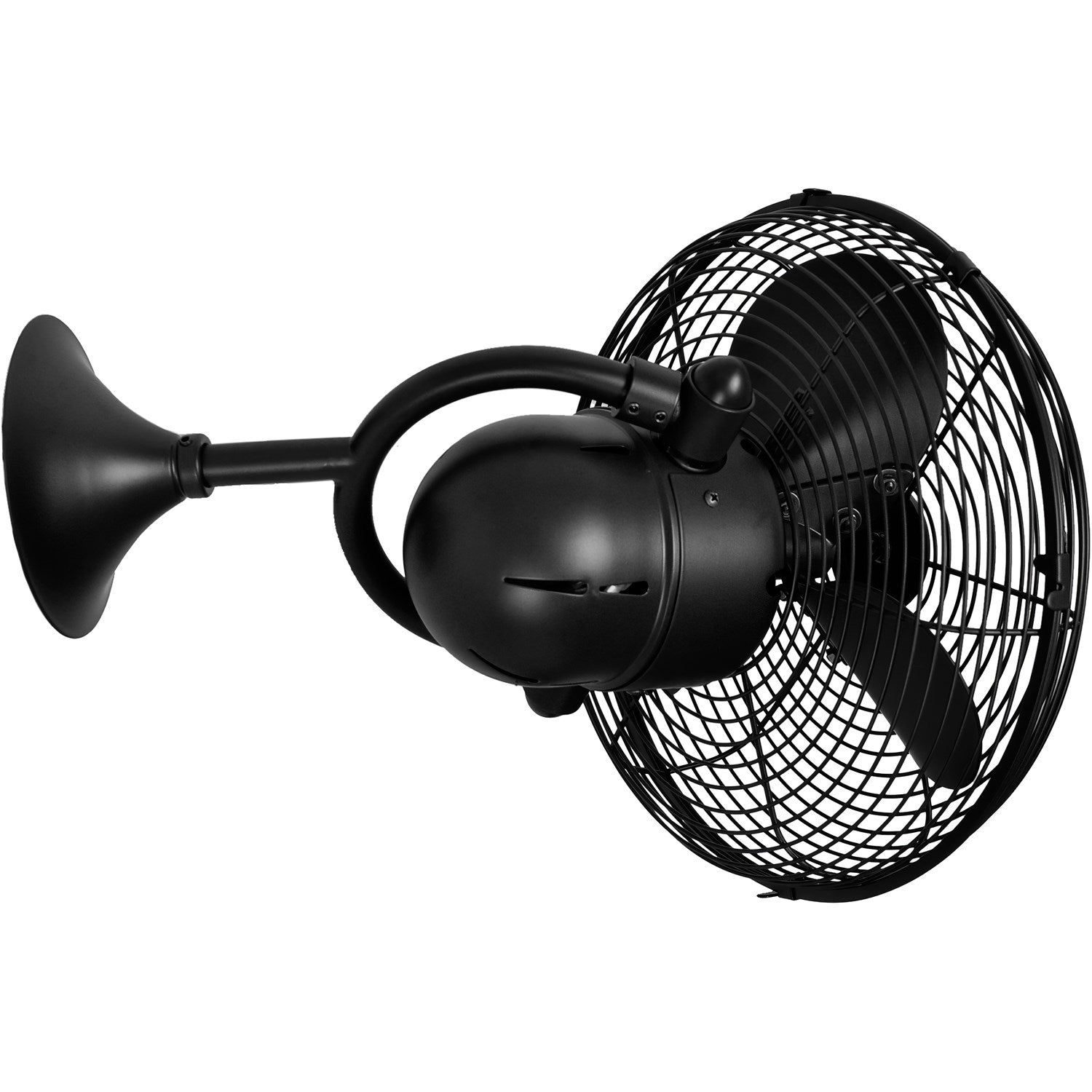 atte Black Ceiling Fan And Wall Fan