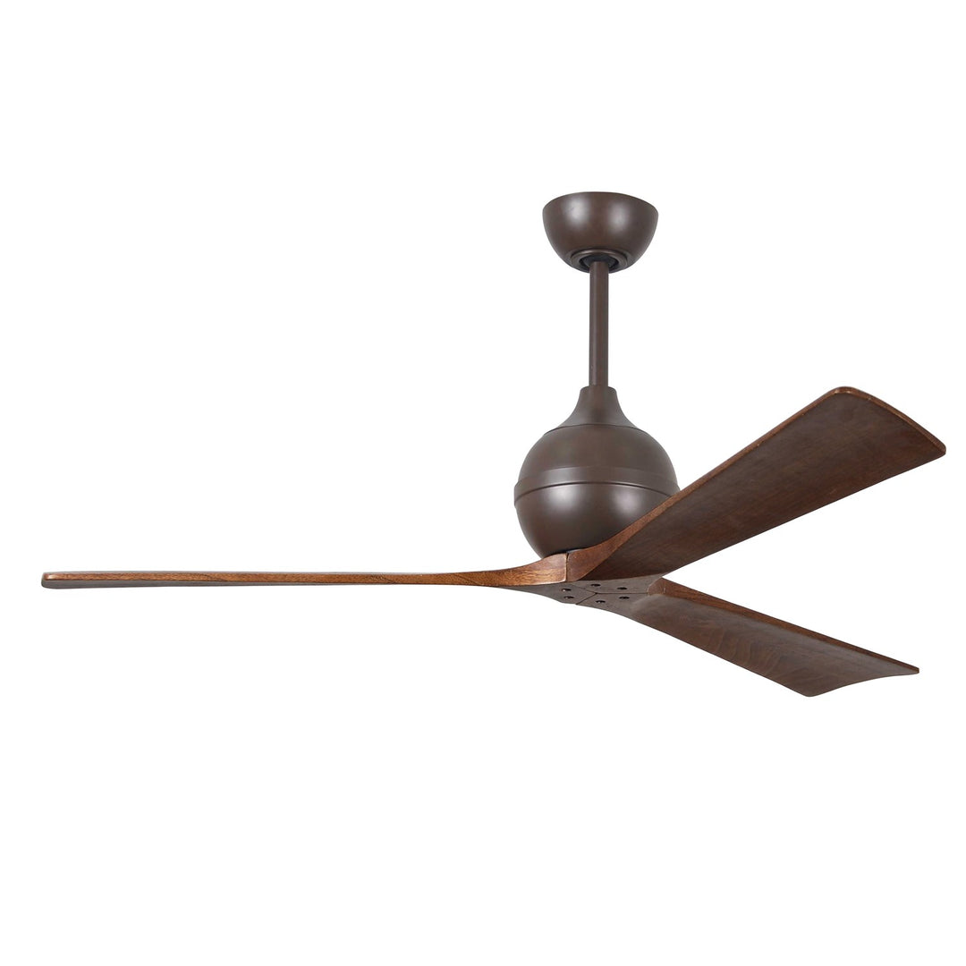 Three Bladed Paddle Fan In Textured Bronze by Matthews Fan Company