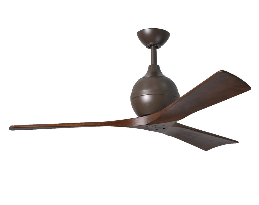 Three Bladed Paddle Fan In Textured Bronze by Matthews Fan Company