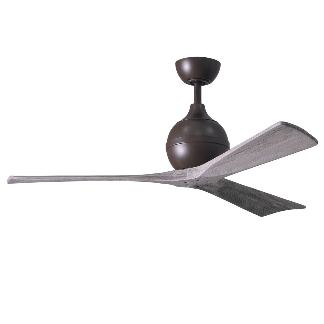 Three Bladed Paddle Fan In Textured Bronze by Matthews Fan Company
