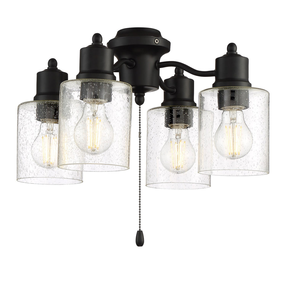 4 Light Universal Light Kit in Flat Black by Craftmade