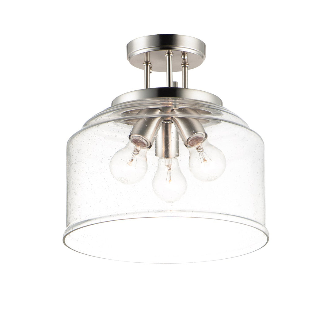 3-Light Semi-Flush Mount by Maxim
