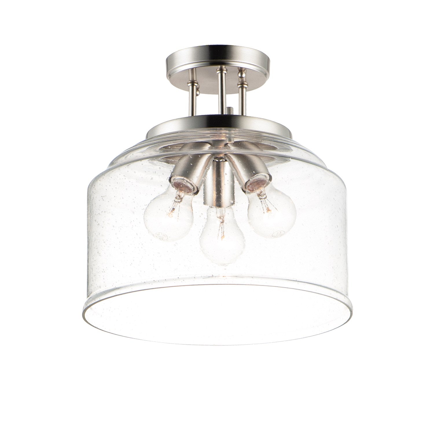 3-Light Semi-Flush Mount by Maxim