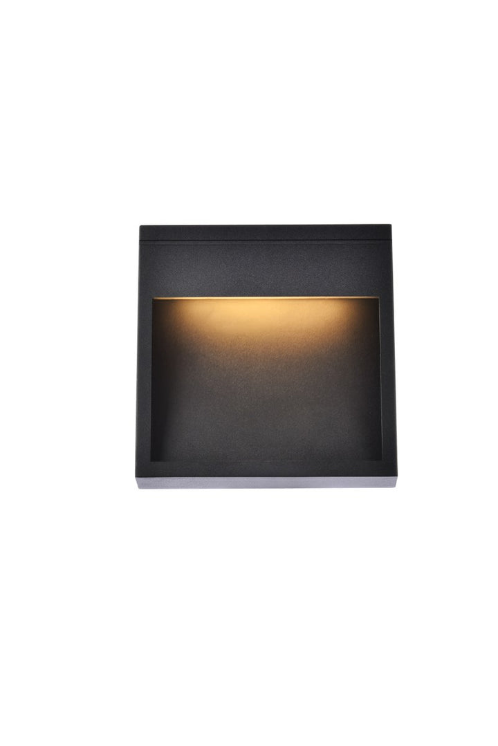 Integrated Led Wall Sconce In Black by Living District